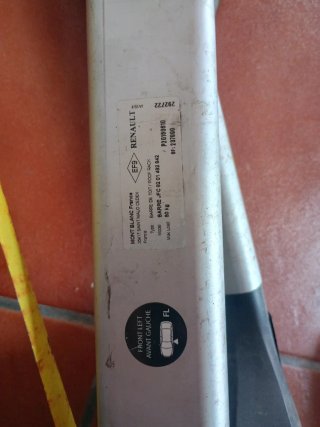 Barras de techo Baca Renault