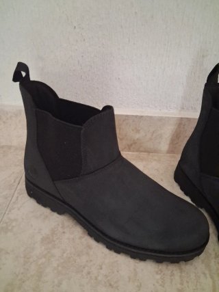 Botas Timberland Talla 39 Negras de cuero