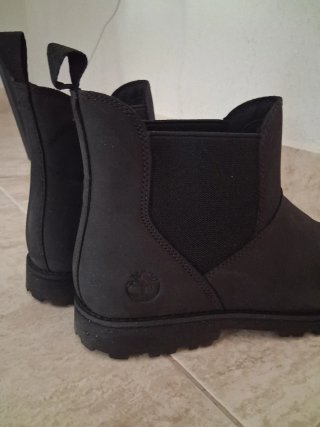 Botas Timberland Talla 39 Negras de cuero