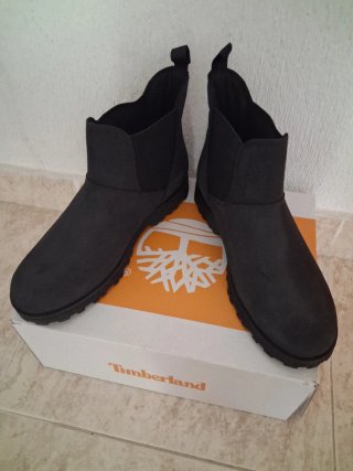 Botas Timberland Talla 39 Negras de cuero