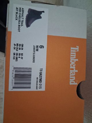 Botas Timberland Talla 39 Negras de cuero