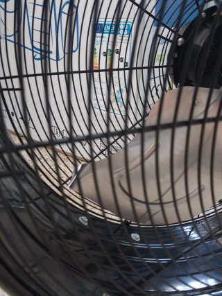 Ventilador Industrial 180W Negro