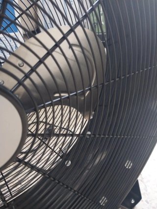Ventilador Industrial 180W Negro