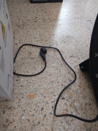 Ventilador Industrial 180W Negro