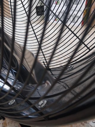 Ventilador Industrial 180W Negro