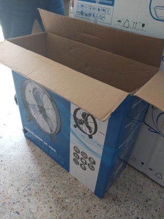 Ventilador Industrial 180W Negro