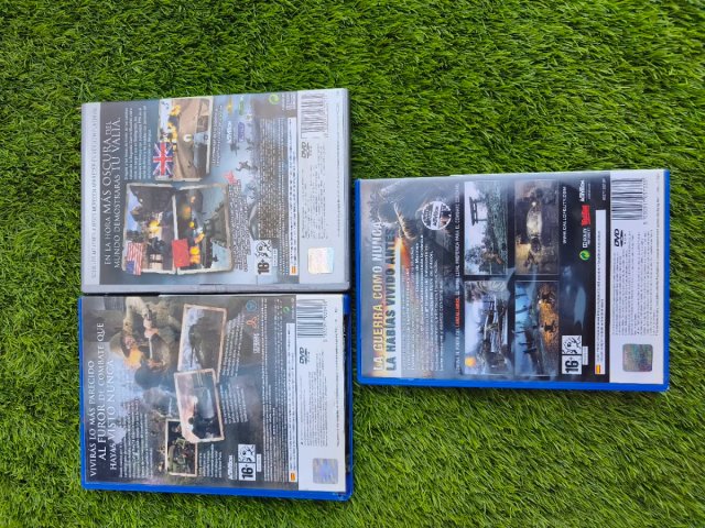 Lote 3 Juegos Call of Duty PS2 (PAL España)