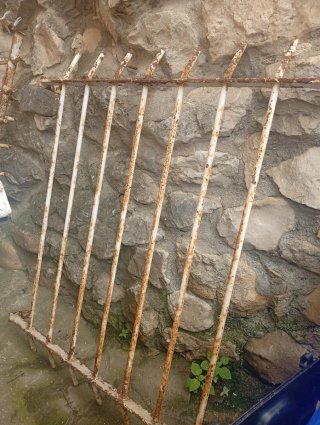 Rejas antiguas de hierro forjado