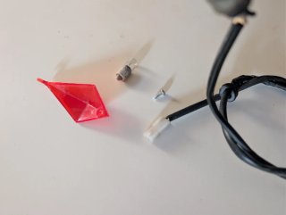 Tulipa luz trasera Beta Evo + lámpara