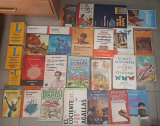Libros de lectura, diccionarios...