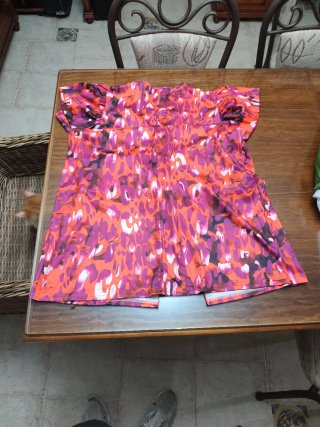 Vestido estampado floral talla XL