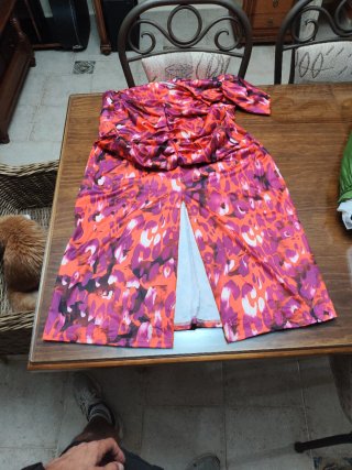 Vestido estampado floral talla XL
