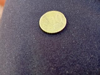 Moneda 10 céntimos 2002 con fallos