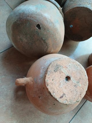 Juego de 6 piezas de barro