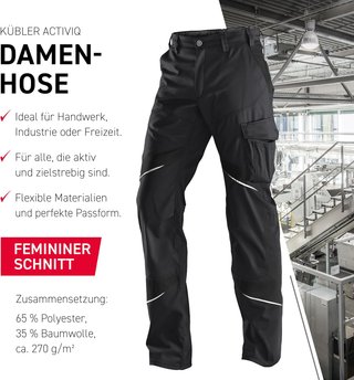 Pantalones de trabajo KÜBLER ACTIVIQ para mujer