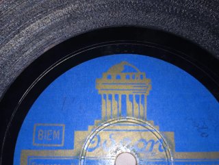 Disco Pizarra 78 RPM Valses 1931