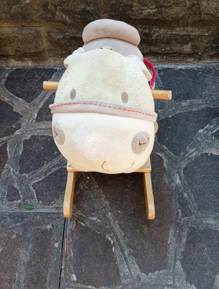 Cavallino a dondolo morbido