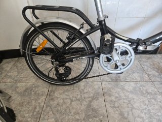 Bicicleta Plegable Negra