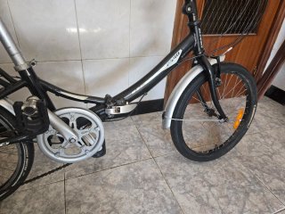 Bicicleta Plegable Negra