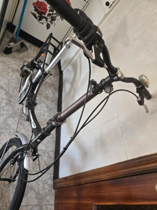 Bicicleta Plegable Negra