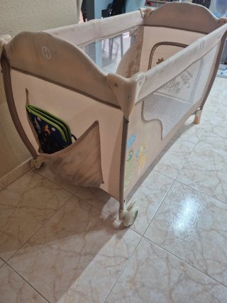Parque cuna Prenatal con ruedas