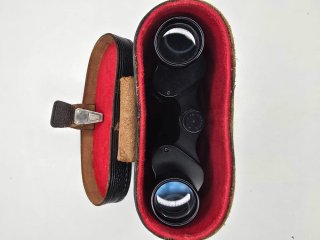 Jumelles vintage Helles Paris 8x30 Binocolo antica