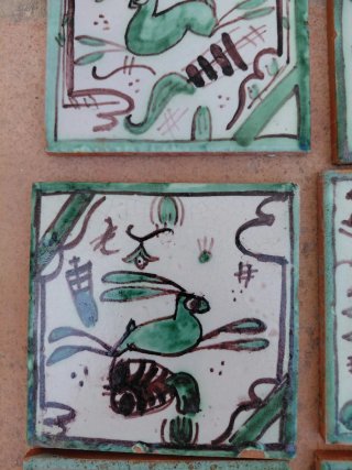 Azulejos tradicionales liebres y conejos