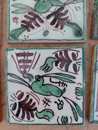 Azulejos tradicionales liebres y conejos