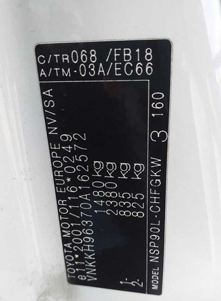 Toyota 301708 airbag delantero derecho yaris live