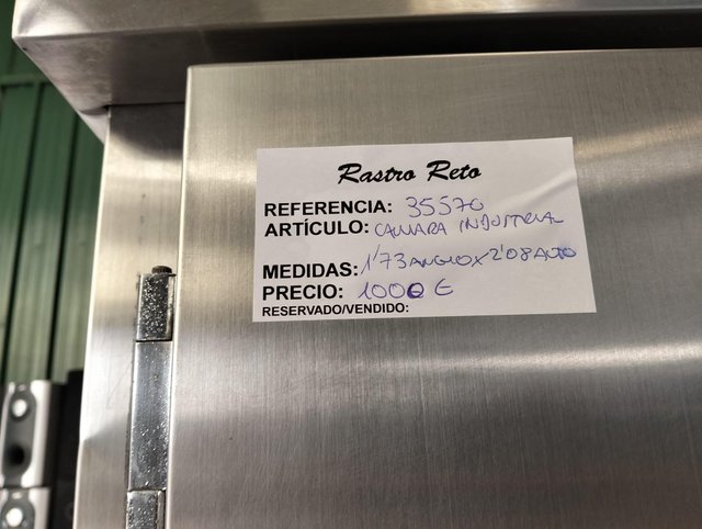 Cámara frigorífica industrial