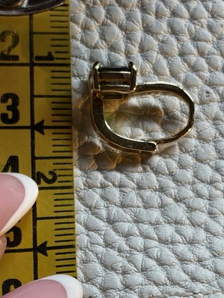 Pendientes bañado en Oro 14k con Cristal Austriaco