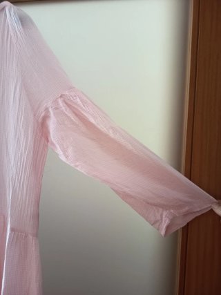 Vestido comprido rosa