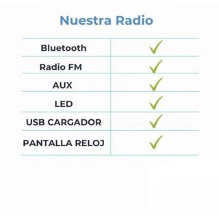 Radio Coche 1 DIN Bluetooth + USB + SD – Nueva