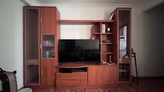 Regalo Mueble de salón madera y cristal