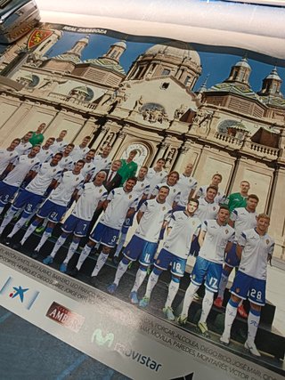 Cartel Real Zaragoza Temporada 2013-2014