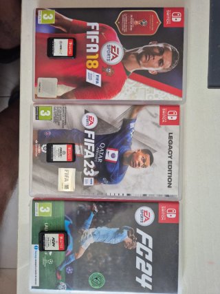 Lote 3 Giochi FIFA Nintendo Switch: 18, 23 e 24