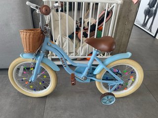 Bicicleta RULLY 16 azul con ruedines