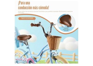 Bicicleta RULLY 16 azul con ruedines