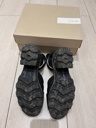 Sandalias Clarks Piel Negras