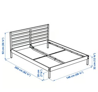 Estructura Cama Ikea Tarva 140x200