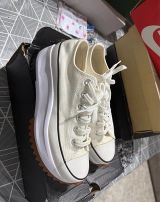 Converse blancas plataforma
