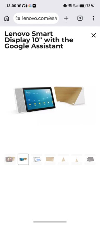 Pantalla Inteligente Lenovo 10 Google Assistant