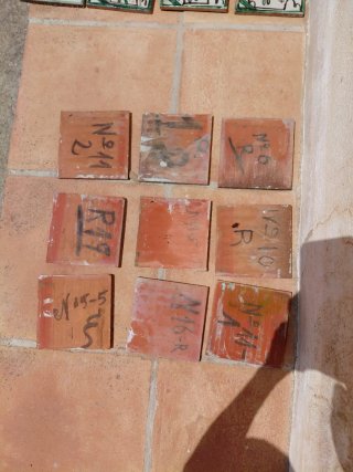 Azulejos tradicionales pájaros