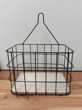 Estantería industrial metal y madera