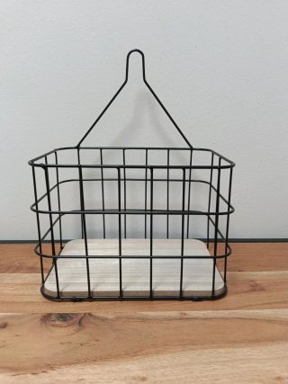 Estantería industrial metal y madera