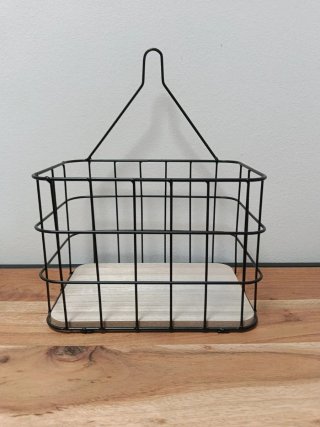 Estantería industrial metal y madera