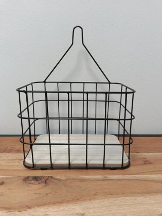 Estantería industrial metal y madera