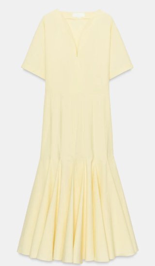 Vestido Zara Amarillo