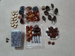 Lote materiales naturales manualidades