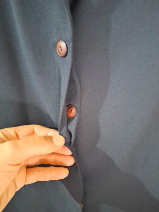 Blazer azul marino mujer